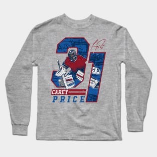 Carey Price Montreal Offset Long Sleeve T-Shirt